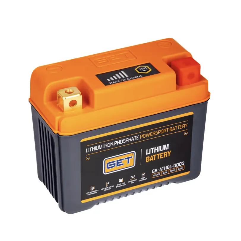 Lithium Battery for dirt bikes 2,5 Ah - 175 A CCA - GK-ATHBL-0003